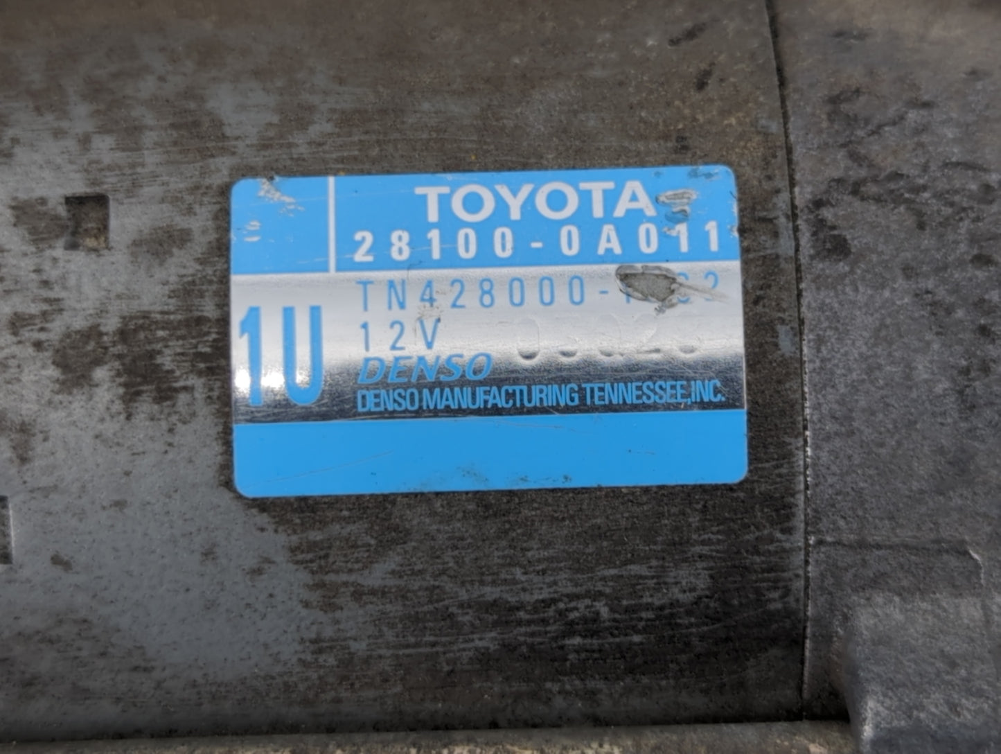 2004-2017 Toyota Camry Car Starter Motor Solenoid OEM P/N:TN428000 28100-0A011 Fits OEM Used Auto Parts - Oemusedautoparts1.