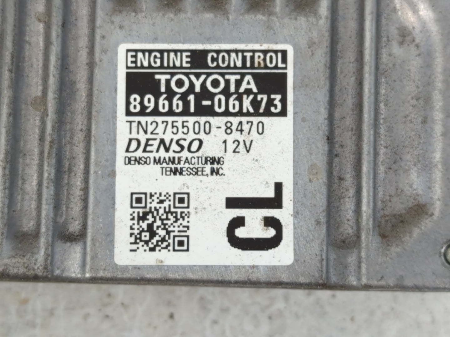 2012-2014 Toyota Camry PCM Engine Control Computer ECU ECM PCU OEM P/N:89661-06K73 Fits Fits 2012 2013 2014 OEM Used Auto Pa