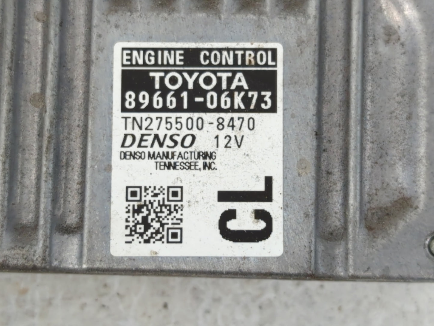 2012-2014 Toyota Camry PCM Engine Control Computer ECU ECM PCU OEM P/N:89661-06K73 Fits Fits 2012 2013 2014 OEM Used Auto Pa