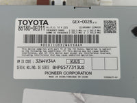 2013 Toyota Camry Radio AM FM Cd Player Receiver Replacement P/N:86180-0E011 Fits OEM Used Auto Parts - Oemusedautoparts1.co