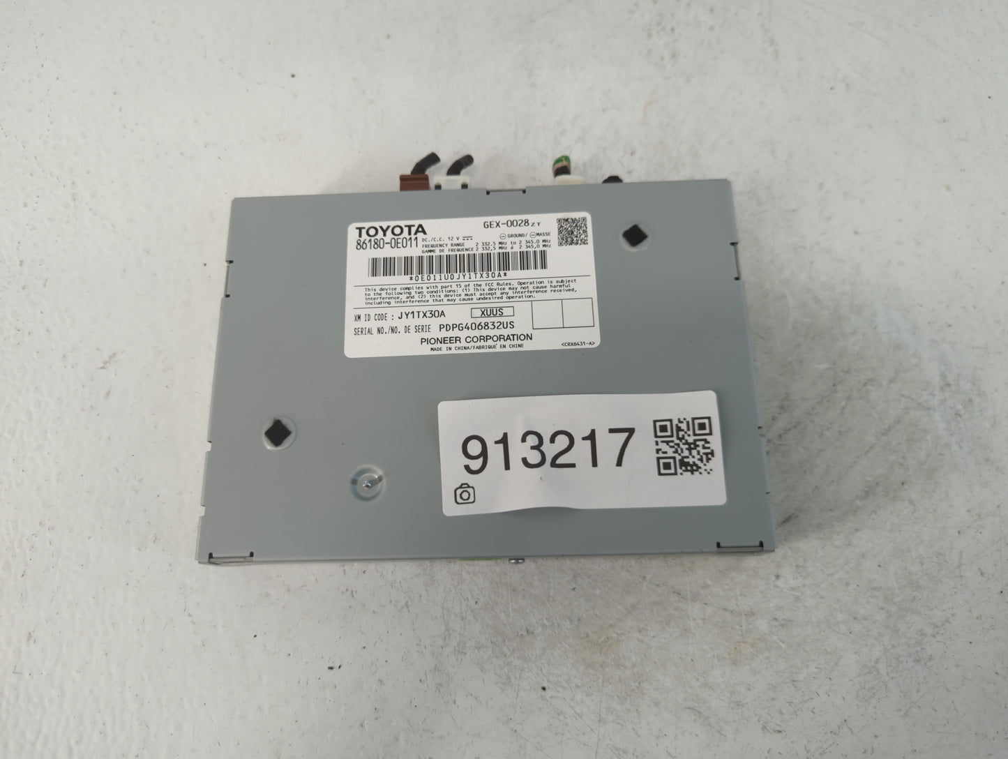 2012-2015 Toyota Camry Radio AM FM Cd Player Receiver Replacement P/N:86180-0E011 Fits Fits 2012 2013 2014 2015 OEM Used Aut