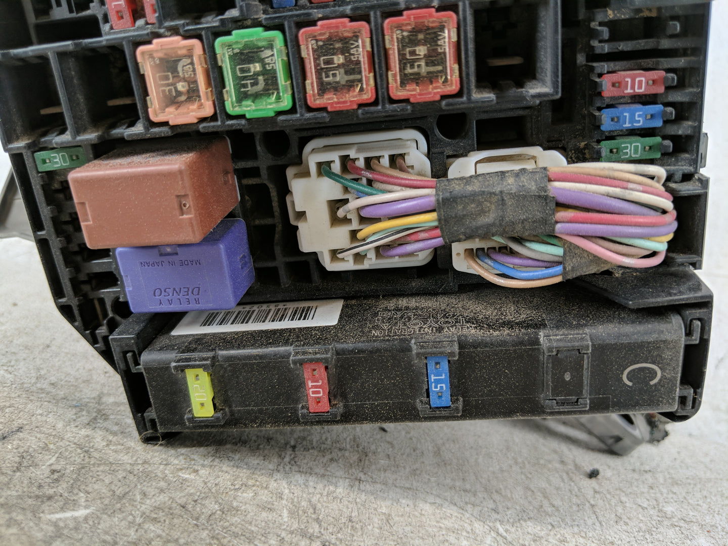 2009-2013 Toyota Corolla Fusebox Fuse Box Panel Relay Module P/N:82641-47020 Fits Fits 2009 2010 2011 2012 2013 2014 OEM Use