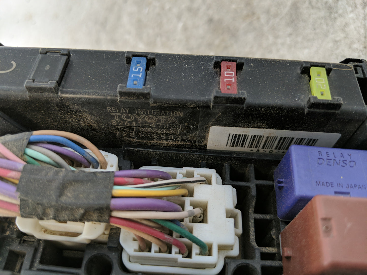2009-2013 Toyota Corolla Fusebox Fuse Box Panel Relay Module P/N:82641-47020 Fits Fits 2009 2010 2011 2012 2013 2014 OEM Use
