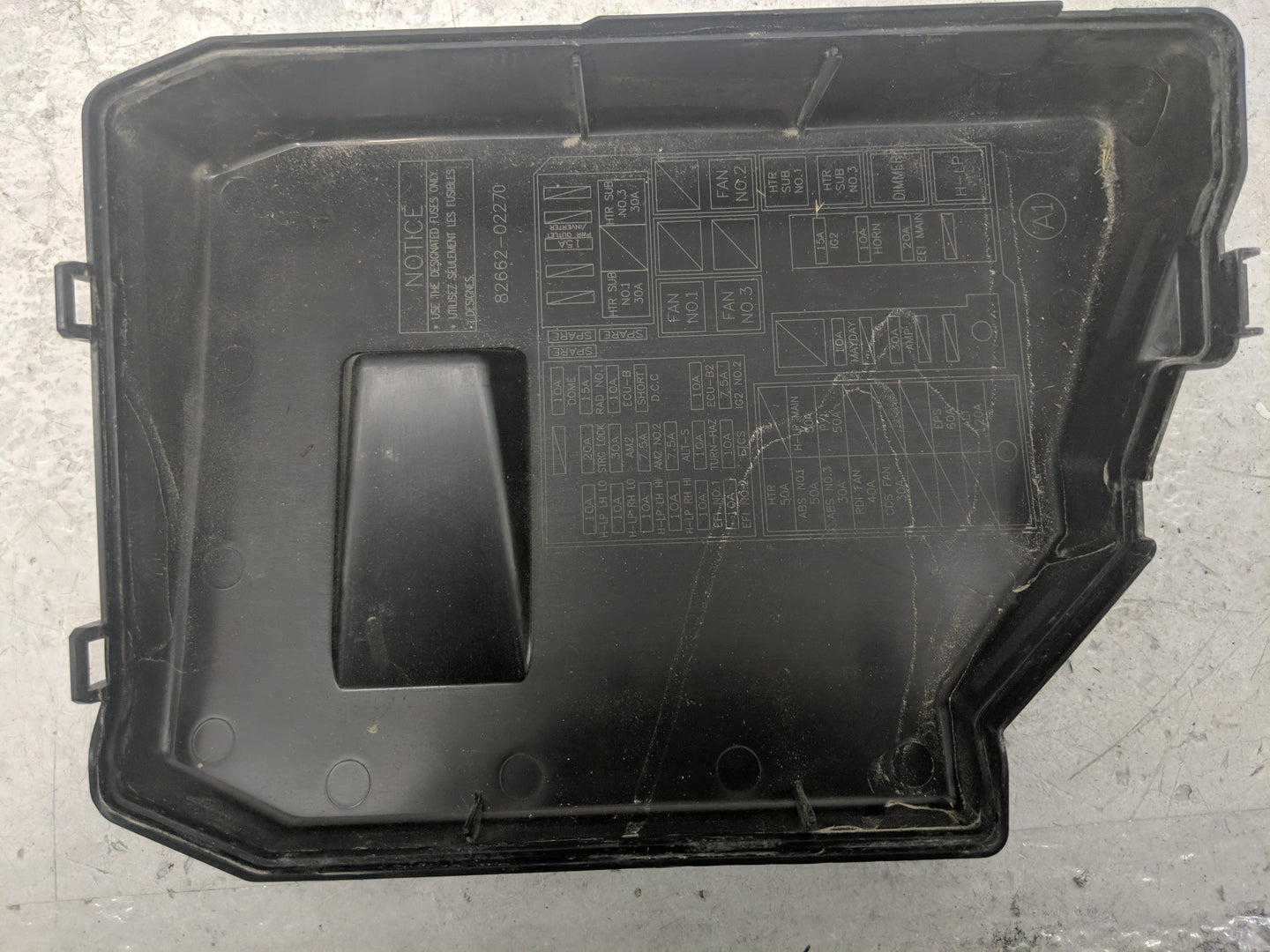 2009-2013 Toyota Corolla Fusebox Fuse Box Panel Relay Module Fits Fits 2009 2010 2011 2012 2013 2014 OEM Used Auto Parts - O