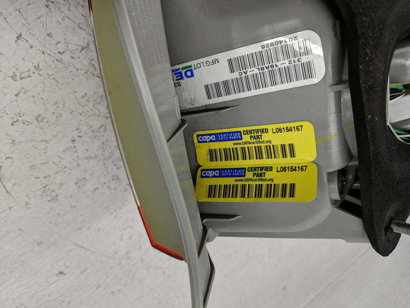 2011-2013 Toyota Corolla Tail Light Assembly Driver Left OEM P/N:312-19A8L-AC Fits Fits 2011 2012 2013 OEM Used Auto Parts -