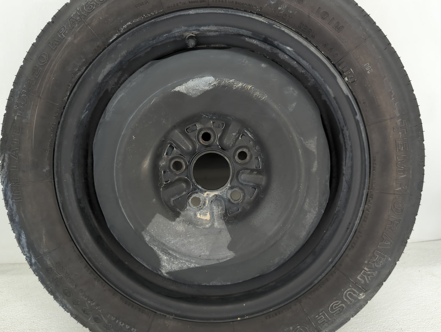 2013 Toyota Corolla Spare Donut Tire Wheel Rim Oem - Oemusedautoparts1.com