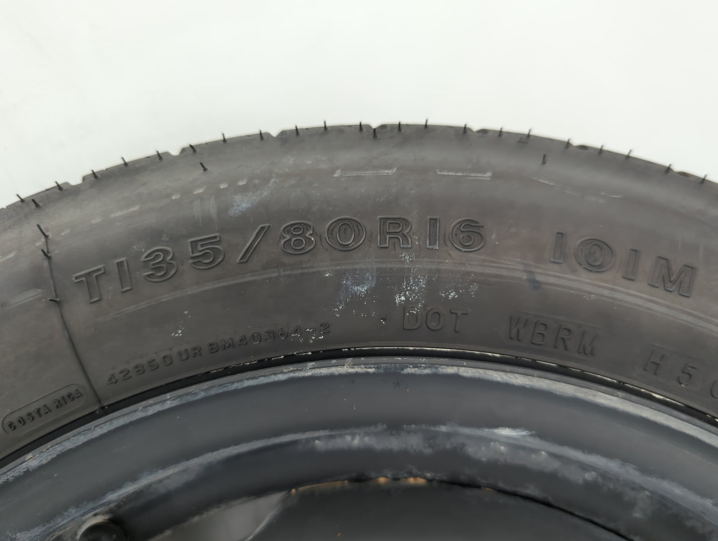 2013 Toyota Corolla Spare Donut Tire Wheel Rim Oem - Oemusedautoparts1.com