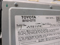 2012-2013 Toyota Corolla Radio AM FM Cd Player Receiver Replacement P/N:86140-02110 Fits Fits 2012 2013 OEM Used Auto Parts 