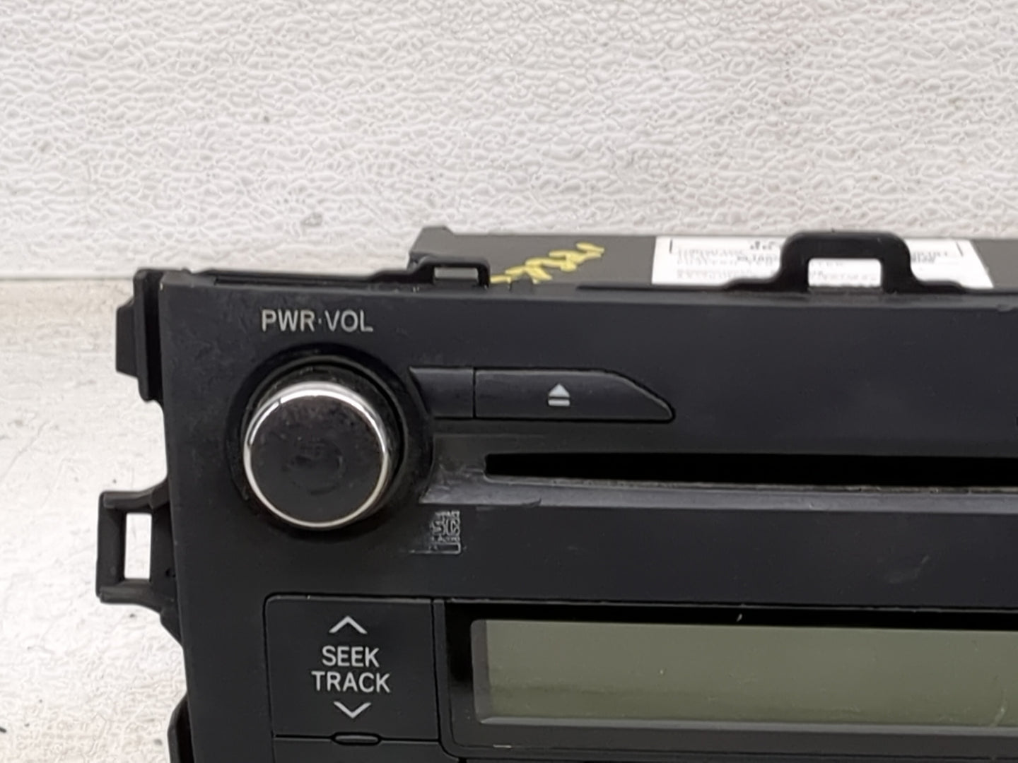2011-2013 Toyota Corolla Radio AM FM Cd Player Receiver Replacement P/N:86120-02E50 123000-34000101 Fits Fits 2011 2012 2013