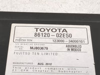 2011-2013 Toyota Corolla Radio AM FM Cd Player Receiver Replacement P/N:86120-02E50 123000-34000101 Fits Fits 2011 2012 2013