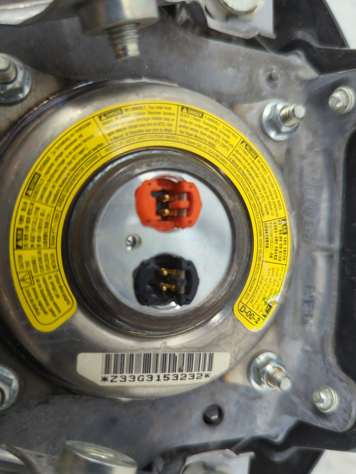 2009-2013 Toyota Corolla Air Bag Driver Left Steering Wheel Mounted 1465951 - Oemusedautoparts1.com