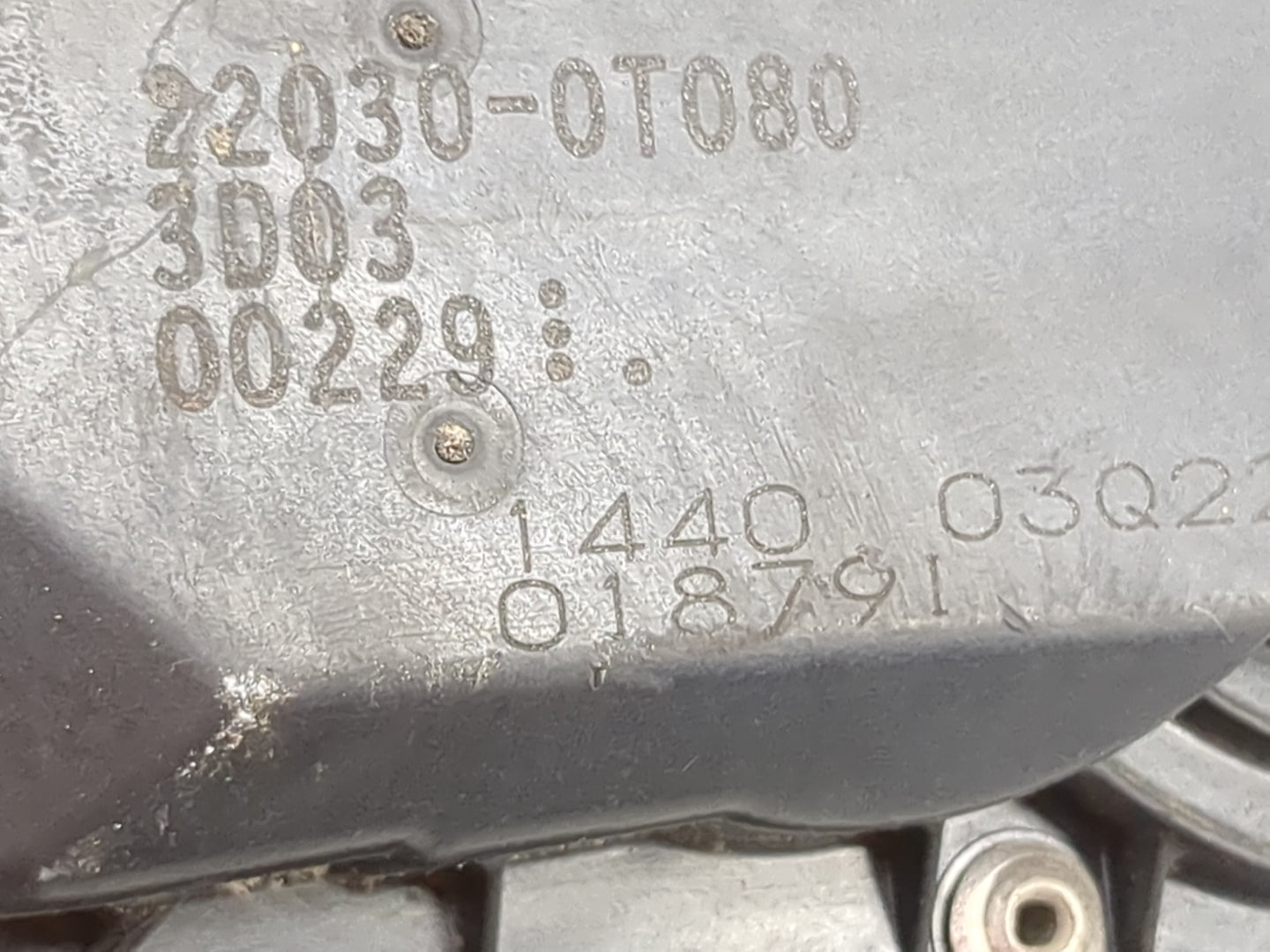 2011-2019 Toyota Corolla Throttle Body P/N:22030-0T080 Fits Fits 2011 2012 2013 2014 2015 2016 2017 2018 2019 OEM Used Auto 