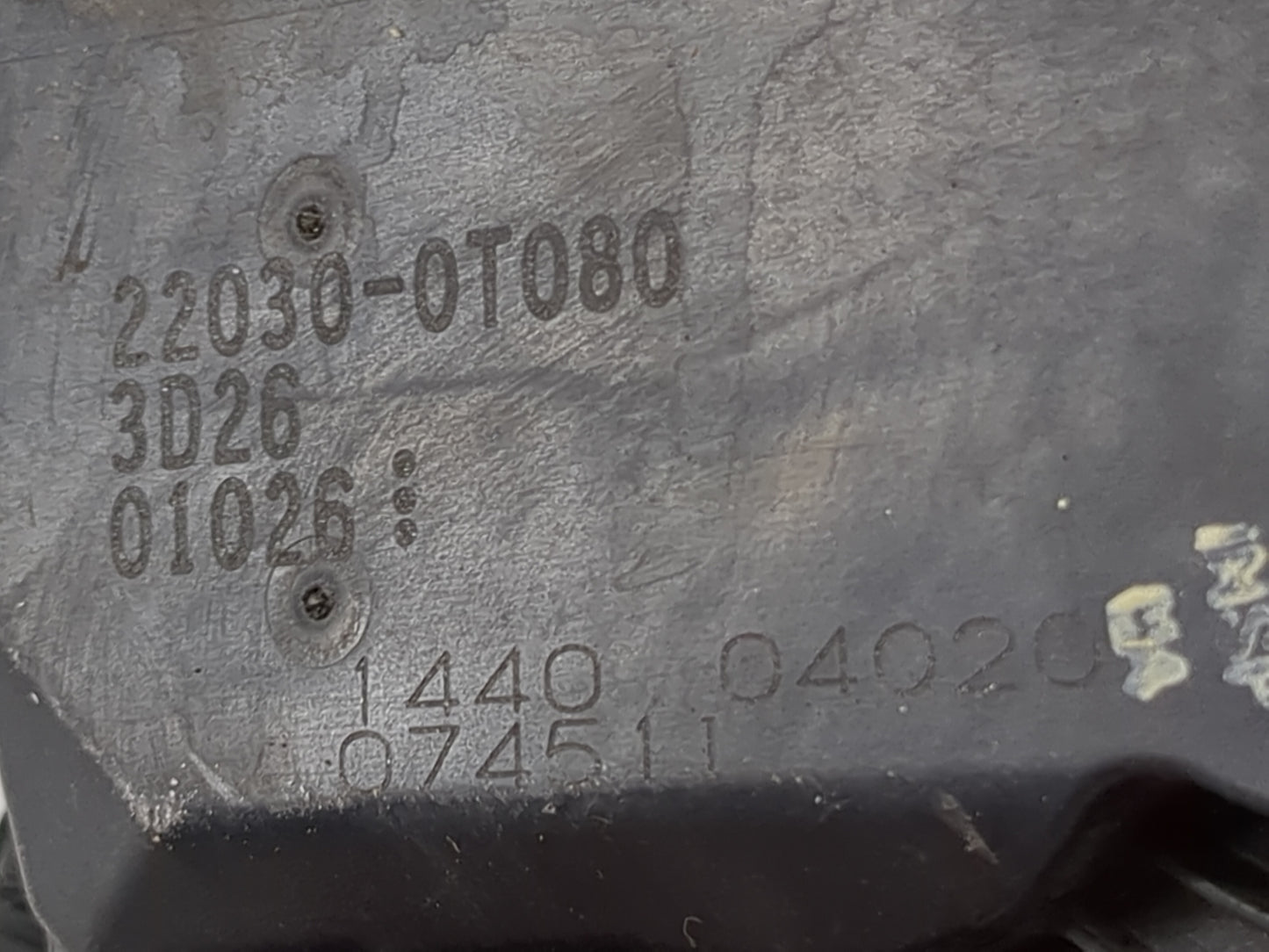 2011-2019 Toyota Corolla Throttle Body P/N:22030-0T080 Fits Fits 2011 2012 2013 2014 2015 2016 2017 2018 2019 OEM Used Auto 