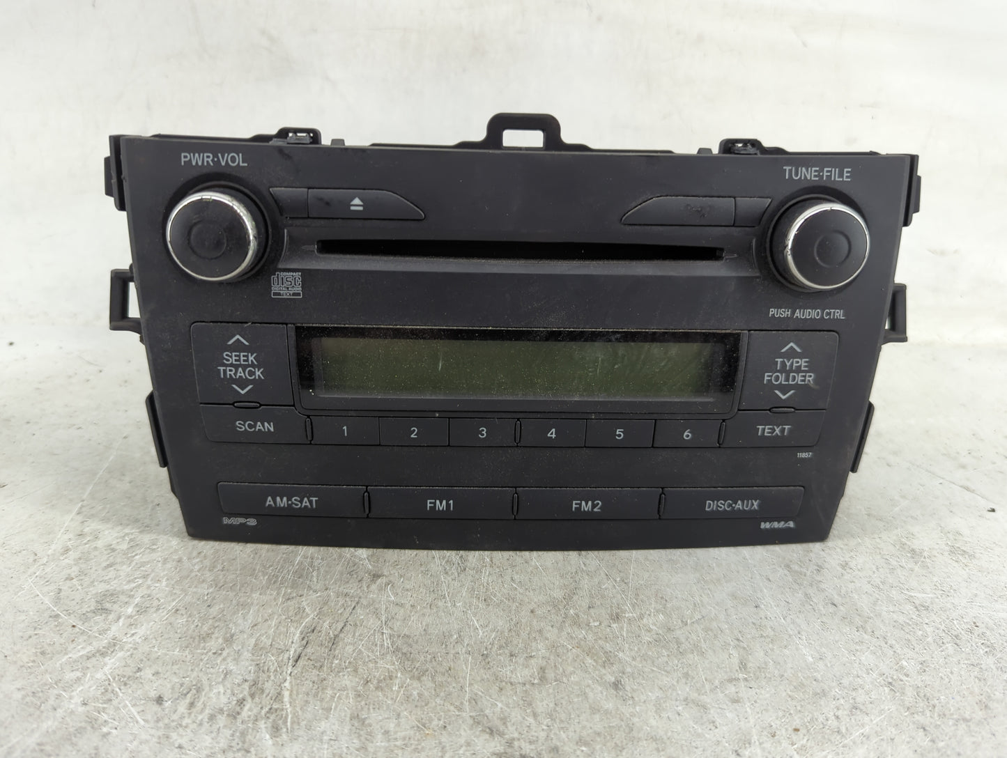 2011-2013 Toyota Corolla Radio AM FM Cd Player Receiver Replacement P/N:121111-3840 PK302556 Fits Fits 2011 2012 2013 OEM Us