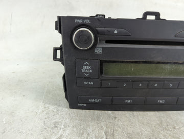 2011-2013 Toyota Corolla Radio AM FM Cd Player Receiver Replacement P/N:121111-3840 PK302556 Fits Fits 2011 2012 2013 OEM Used Auto Parts