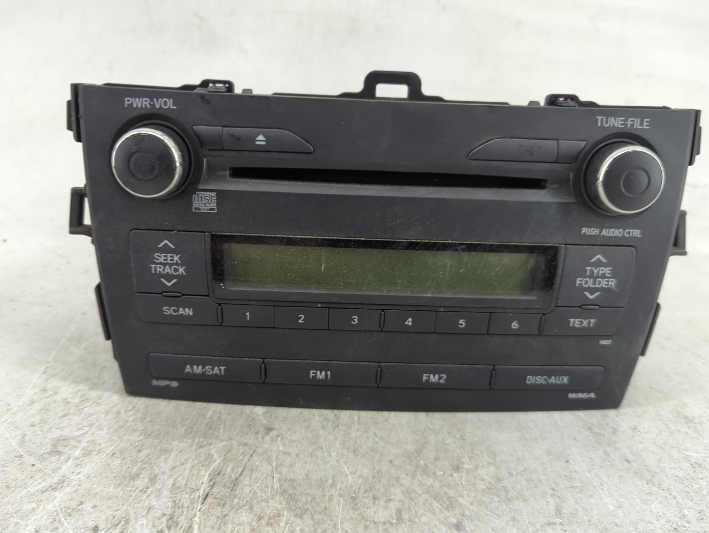 2011-2013 Toyota Corolla Radio AM FM Cd Player Receiver Replacement P/N:121111-3840 PK302556 Fits Fits 2011 2012 2013 OEM Us