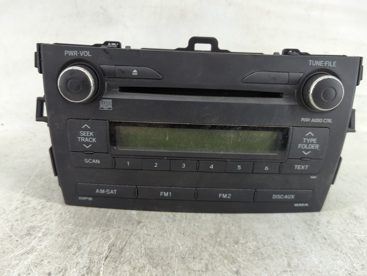2011-2013 Toyota Corolla Radio AM FM Cd Player Receiver Replacement P/N:121111-3840 PK302556 Fits Fits 2011 2012 2013 OEM Us