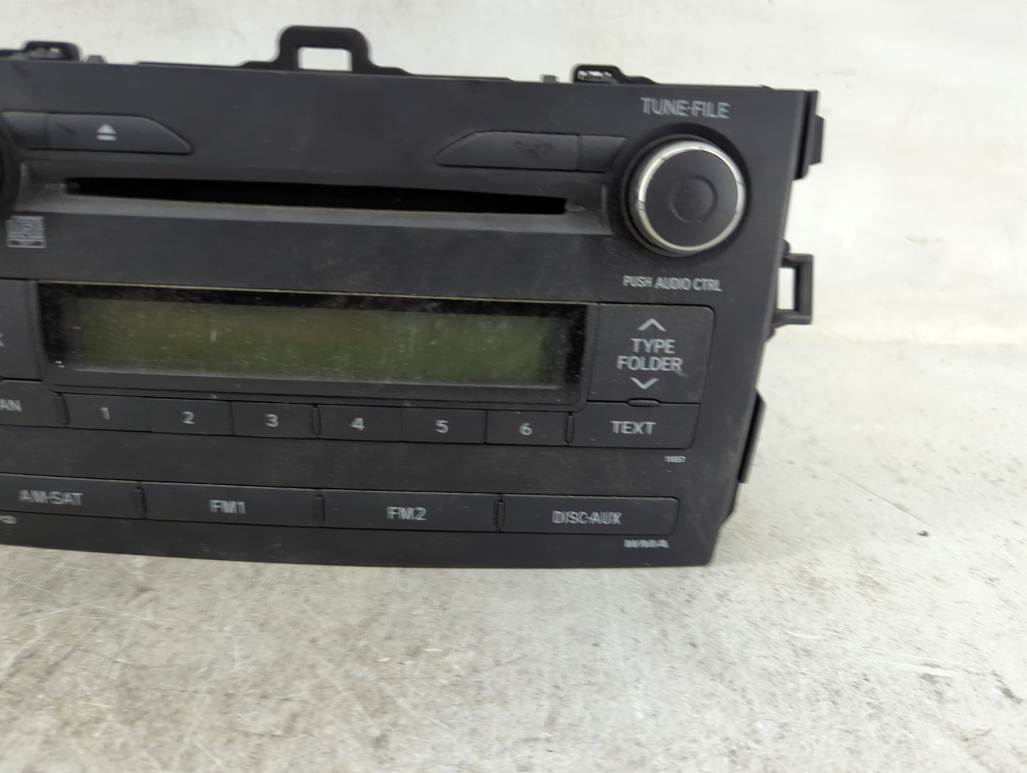 2011-2013 Toyota Corolla Radio AM FM Cd Player Receiver Replacement P/N:121111-3840 PK302556 Fits Fits 2011 2012 2013 OEM Us