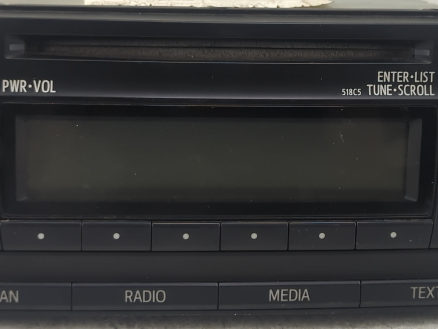 2012-2013 Toyota Corolla Radio AM FM Cd Player Receiver Replacement P/N:86120-02F90 518C5 Fits Fits 2012 2013 OEM Used Auto 