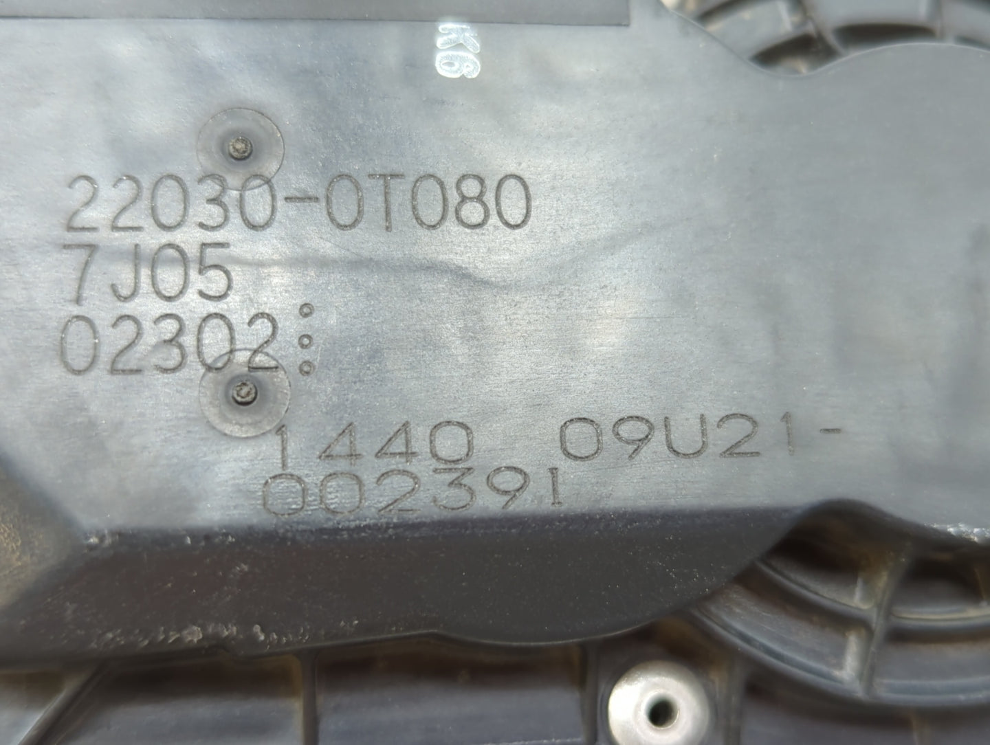 2011-2018 Toyota Corolla Throttle Body P/N:22030-0T080 Fits Fits 2011 2012 2013 2014 2015 2016 2017 2018 OEM Used Auto Parts
