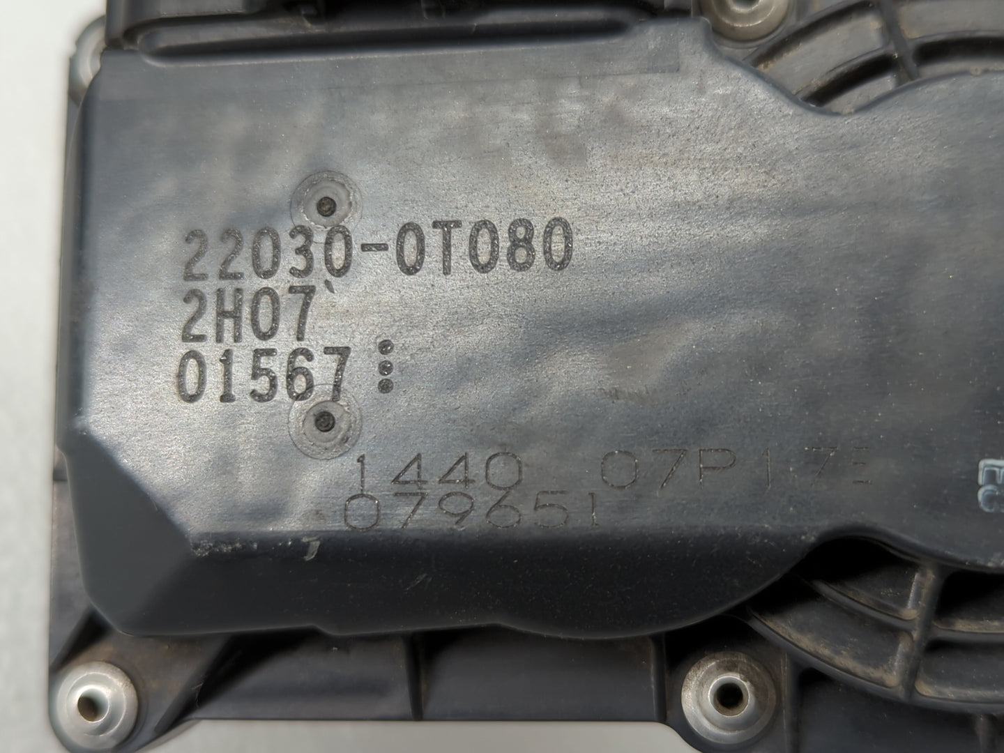 2011-2018 Toyota Corolla Throttle Body P/N:22030-0T080 Fits Fits 2011 2012 2013 2014 2015 2016 2017 2018 OEM Used Auto Parts
