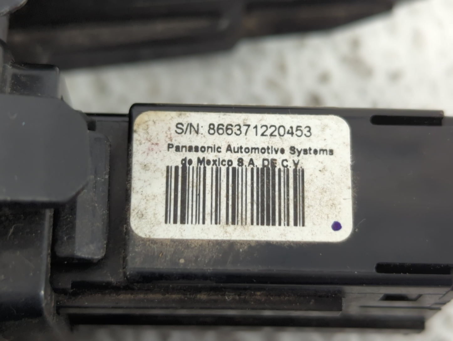 2013 Toyota Corolla Climate Control Module Temperature AC/Heater Replacement P/N:866371220453 Fits OEM Used Auto Parts - Oem