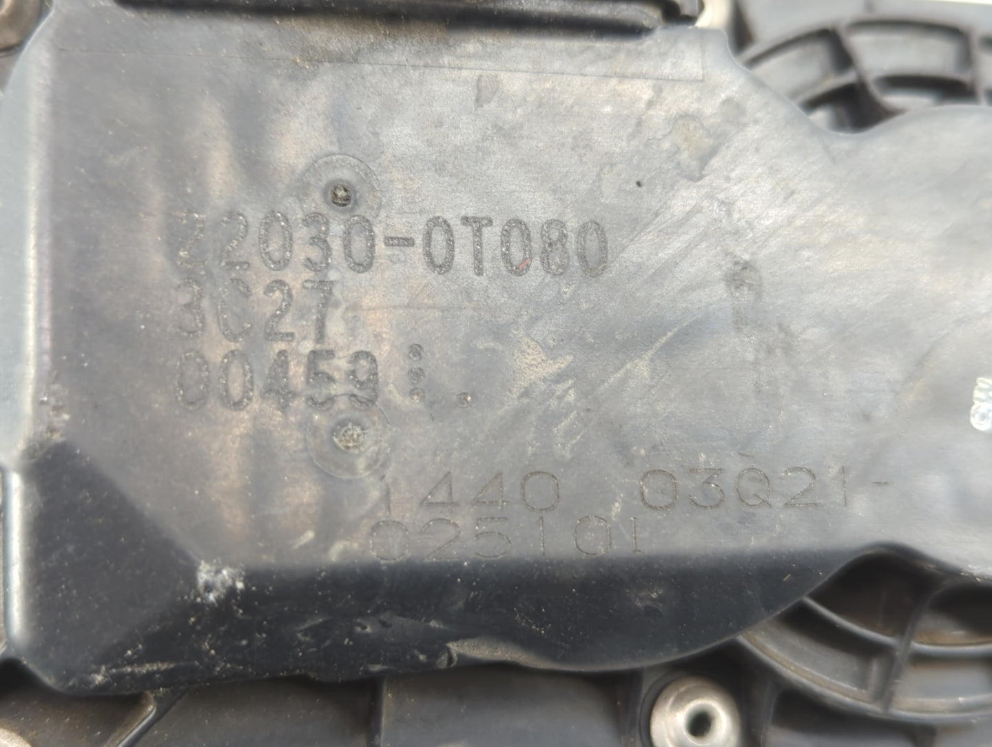 2011-2019 Toyota Corolla Throttle Body P/N:22030-0T080 Fits Fits 2011 2012 2013 2014 2015 2016 2017 2018 2019 OEM Used Auto 