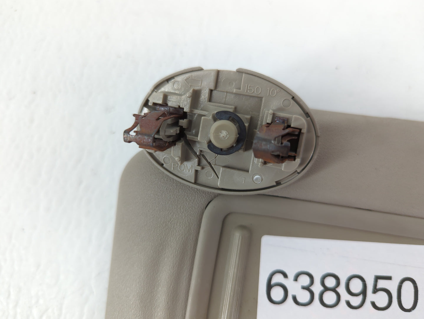 2009-2013 Toyota Corolla Sun Visor Shade Replacement Driver Left Mirror Fits Fits 2009 2010 2011 2012 2013 OEM Used Auto Par