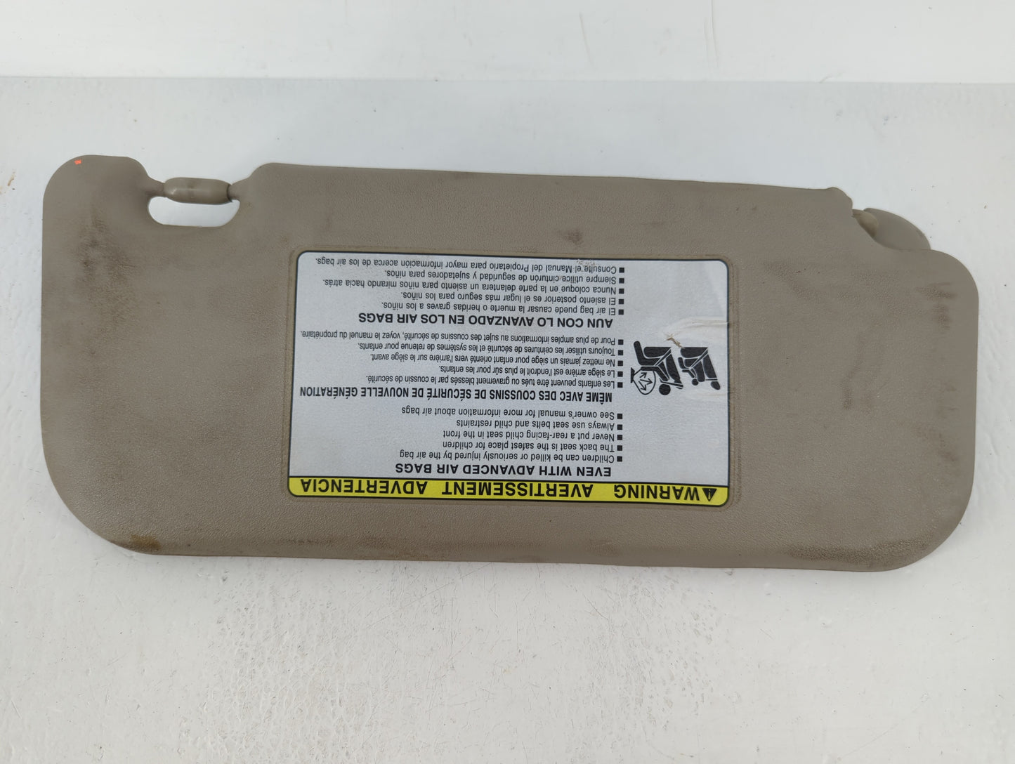 2009-2013 Toyota Corolla Sun Visor Shade Replacement Driver Left Mirror Fits Fits 2009 2010 2011 2012 2013 OEM Used Auto Par