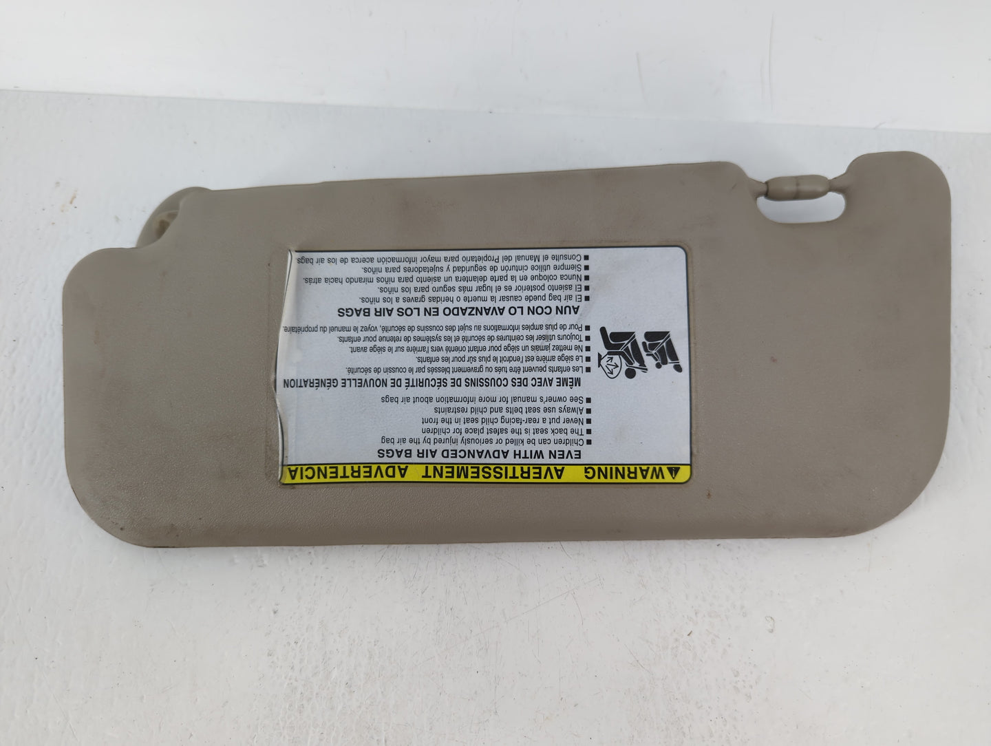 2009-2013 Toyota Corolla Sun Visor Shade Replacement Passenger Right Mirror Fits Fits 2009 2010 2011 2012 2013 OEM Used Auto