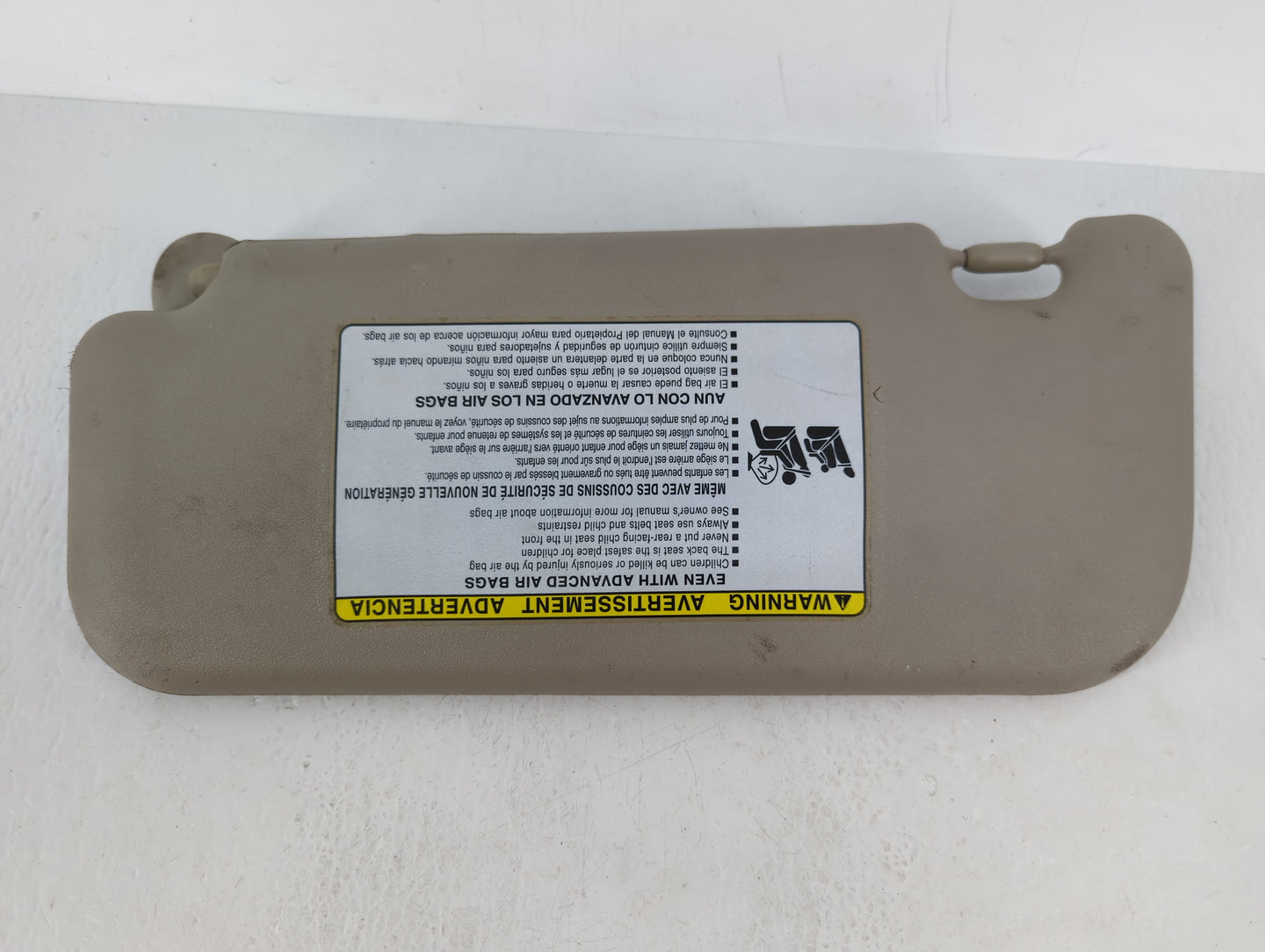 2009-2013 Toyota Corolla Sun Visor Shade Replacement Passenger Right Mirror Fits Fits 2009 2010 2011 2012 2013 OEM Used Auto