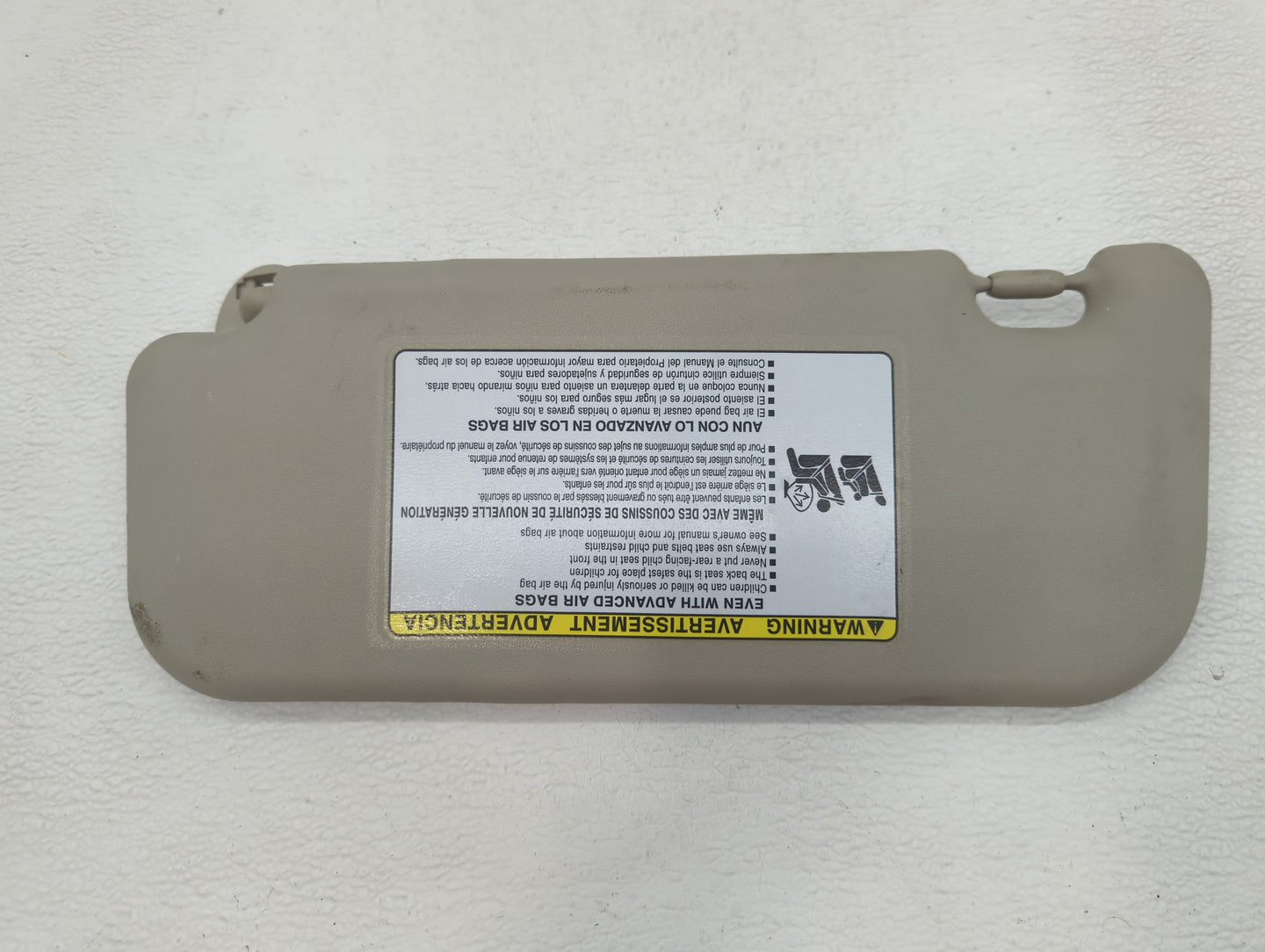 2009-2013 Toyota Corolla Sun Visor Shade Replacement Passenger Right Mirror Fits Fits 2009 2010 2011 2012 2013 OEM Used Auto