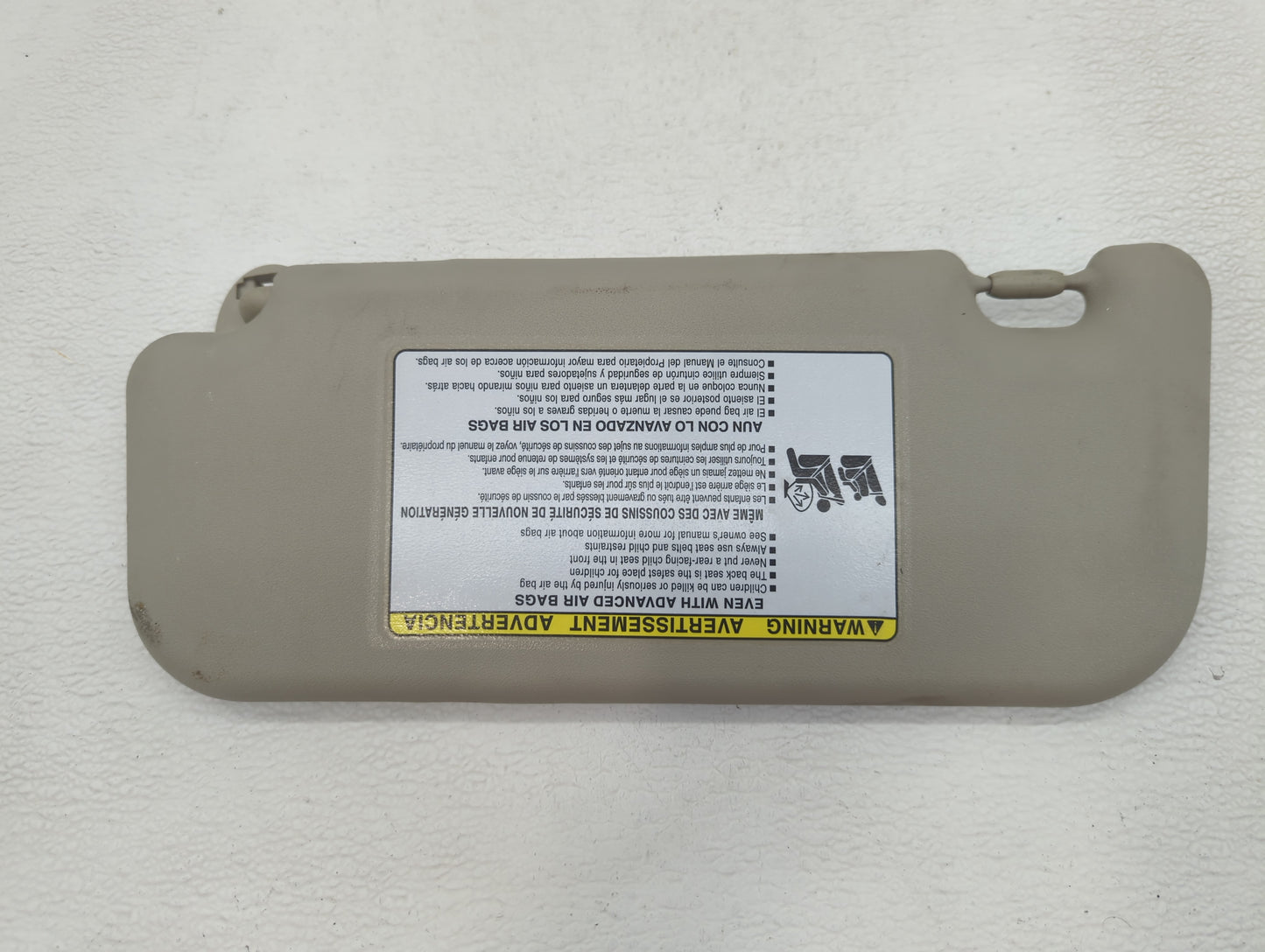 2009-2013 Toyota Corolla Sun Visor Shade Replacement Passenger Right Mirror Fits Fits 2009 2010 2011 2012 2013 OEM Used Auto