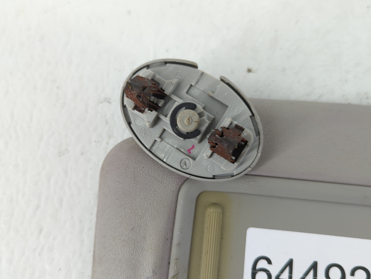 2009-2013 Toyota Corolla Sun Visor Shade Replacement Passenger Right Mirror Fits Fits 2009 2010 2011 2012 2013 OEM Used Auto