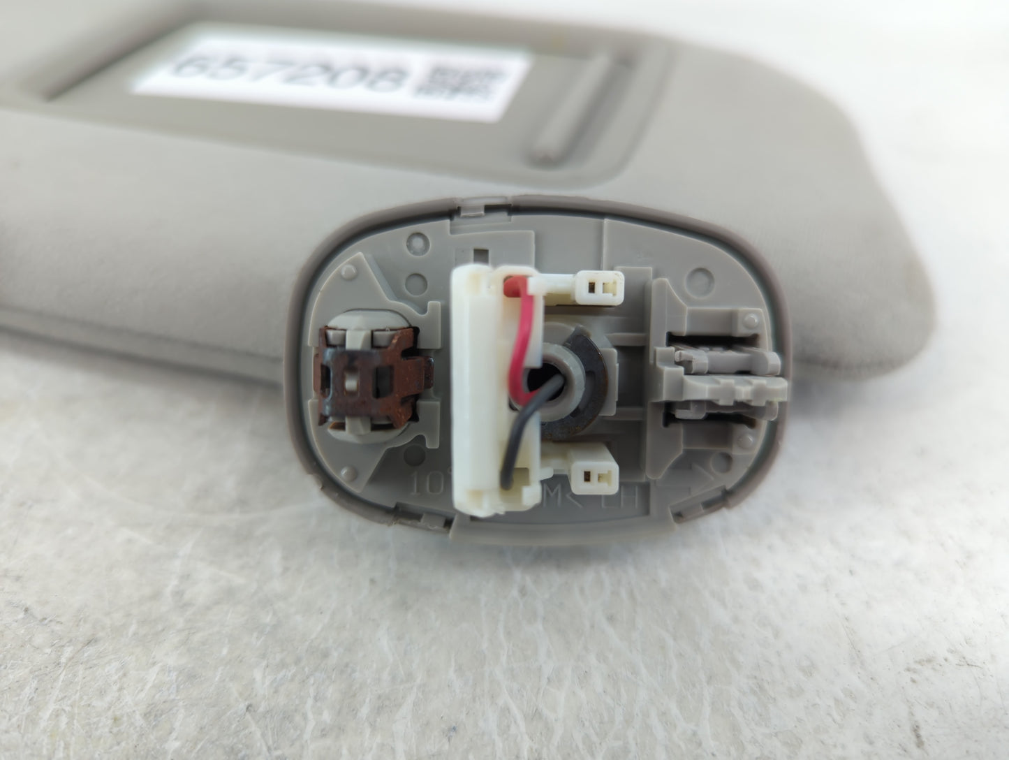 2009-2013 Toyota Corolla Sun Visor Shade Replacement Driver Left Mirror Fits Fits 2009 2010 2011 2012 2013 OEM Used Auto Par