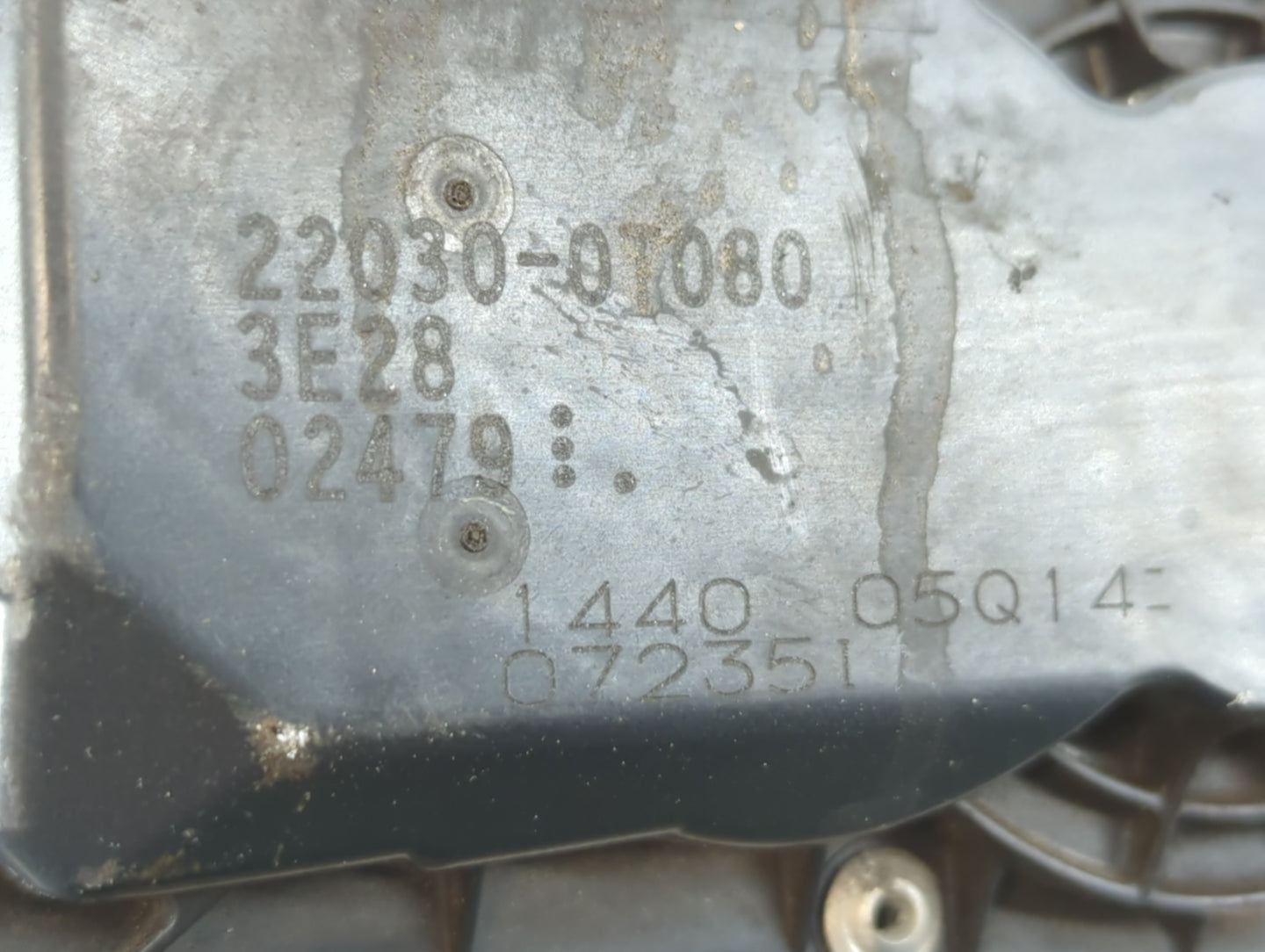 2011-2019 Toyota Corolla Throttle Body P/N:22030-0T080 Fits Fits 2011 2012 2013 2014 2015 2016 2017 2018 2019 OEM Used Auto 