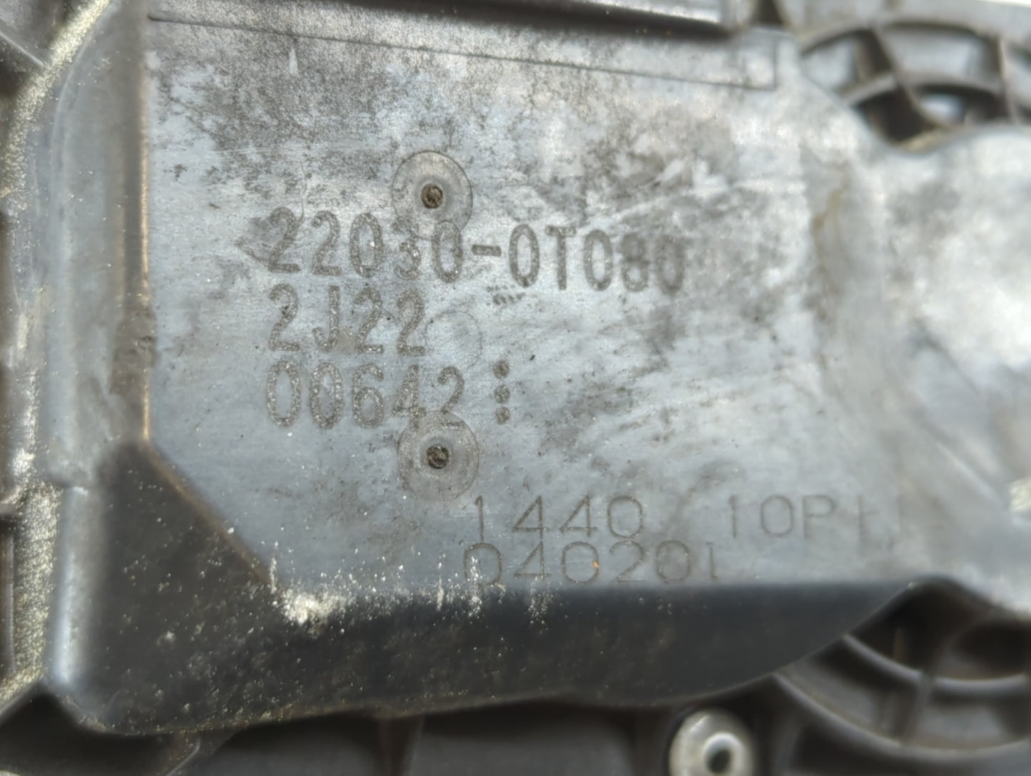 2011-2019 Toyota Corolla Throttle Body P/N:22030-0T080 Fits Fits 2011 2012 2013 2014 2015 2016 2017 2018 2019 OEM Used Auto 
