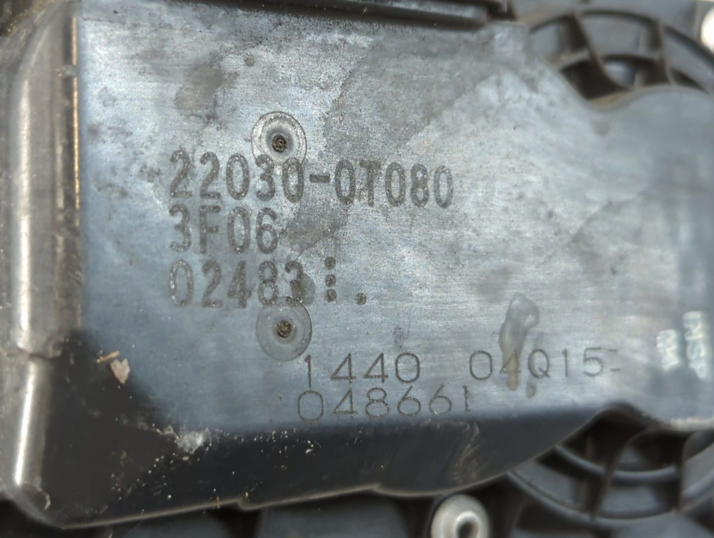 2011-2019 Toyota Corolla Throttle Body P/N:22030-0T080 Fits Fits 2011 2012 2013 2014 2015 2016 2017 2018 2019 OEM Used Auto 