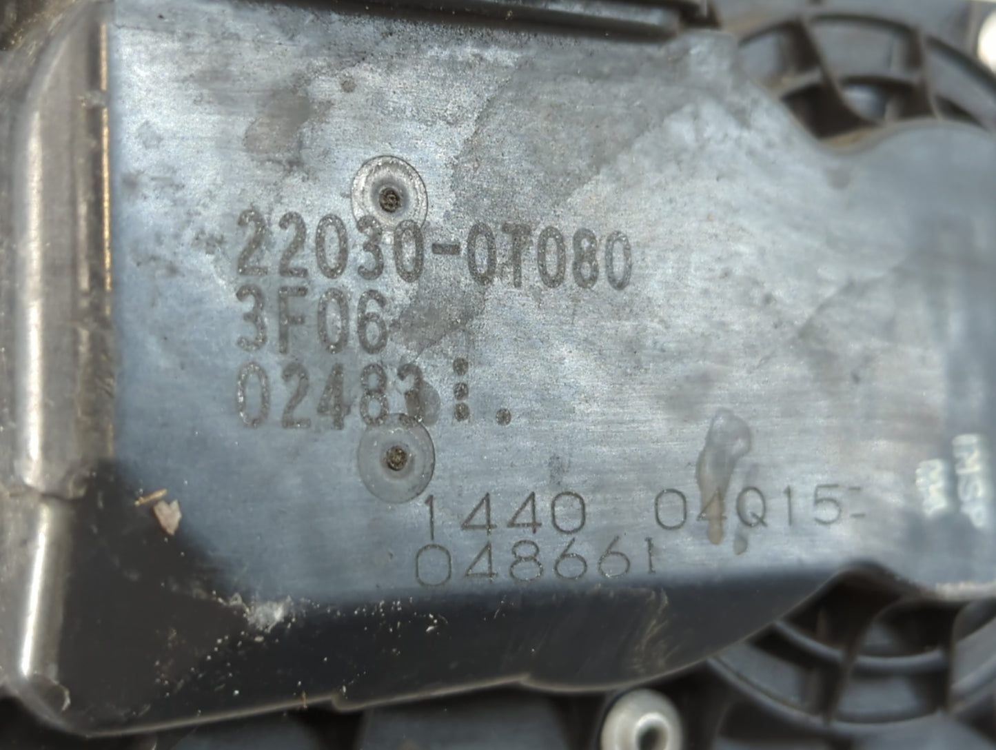 2011-2019 Toyota Corolla Throttle Body P/N:22030-0T080 Fits Fits 2011 2012 2013 2014 2015 2016 2017 2018 2019 OEM Used Auto 