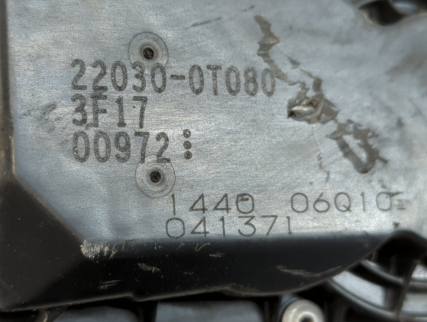 2011-2019 Toyota Corolla Throttle Body P/N:22030-0T080 Fits Fits 2011 2012 2013 2014 2015 2016 2017 2018 2019 OEM Used Auto 