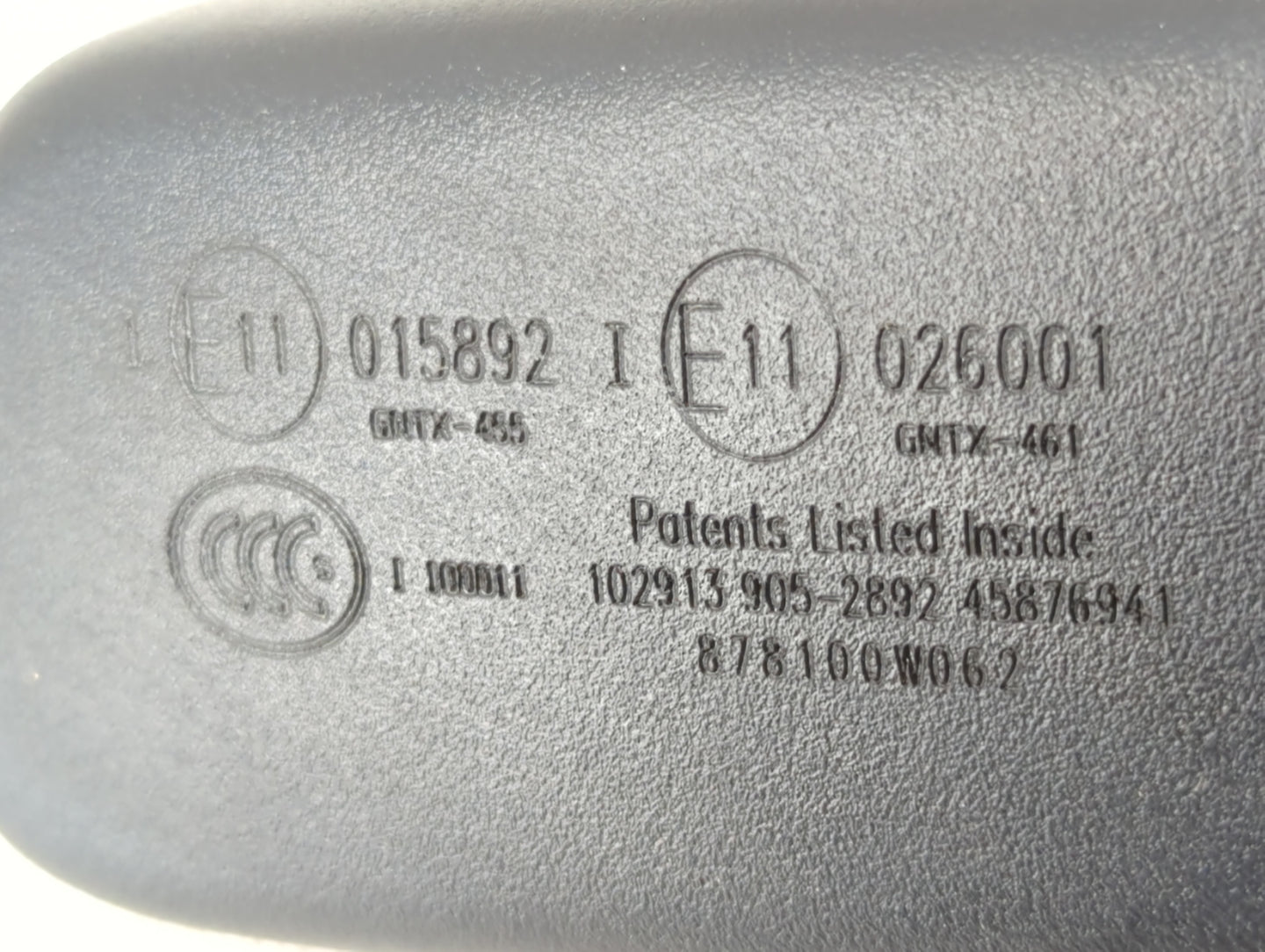 2011-2015 Toyota Highlander Interior Rear View Mirror Replacement OEM P/N:E11026001 E11015892 Fits OEM Used Auto Parts - Oem