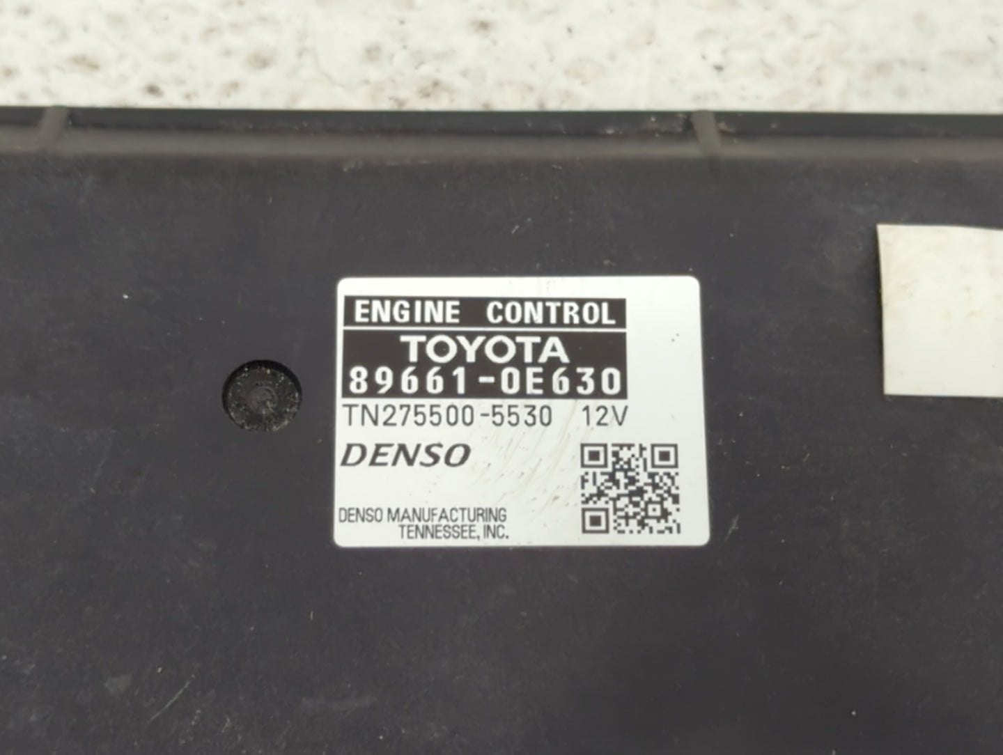 2013 Toyota Highlander PCM Engine Control Computer ECU ECM PCU OEM P/N:89661-0E630 TN275500-5530 Fits OEM Used Auto Parts - 
