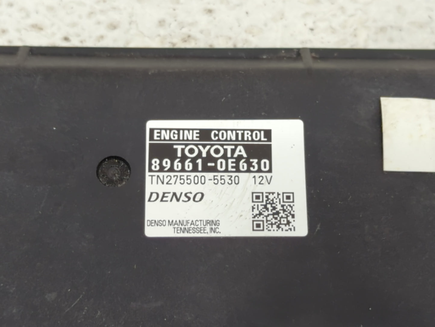 2013 Toyota Highlander PCM Engine Control Computer ECU ECM PCU OEM P/N:89661-0E630 TN275500-5530 Fits OEM Used Auto Parts - 