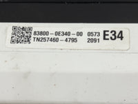 2011-2013 Toyota Highlander Instrument Cluster Speedometer Gauges P/N:83800-0E340-00 TN257460-4795 Miles:105K Fits OEM Used 