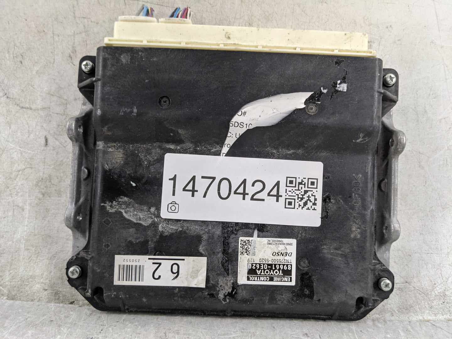 2013 Toyota Highlander PCM Engine Control Computer ECU ECM PCU OEM P/N:89661-0E620 TN275500-5520 Fits OEM Used Auto Parts - 