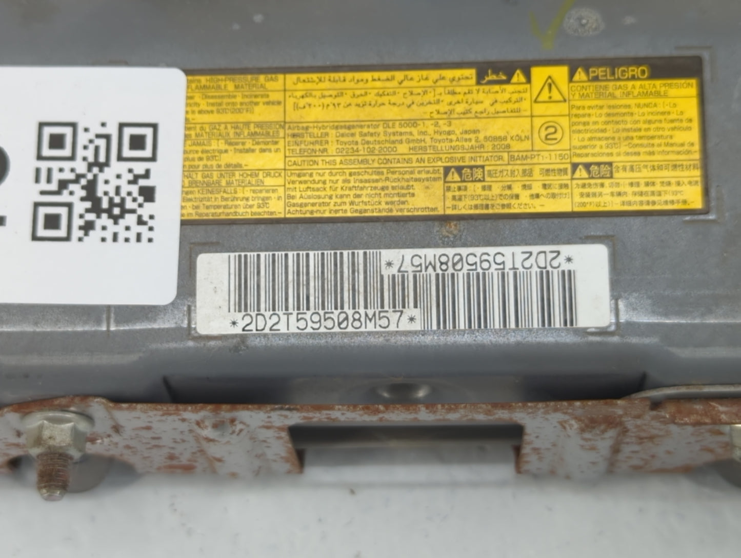 2008-2013 Toyota Highlander Air Bag Driver Left Knee OEM Fits Fits 2008 2009 2010 2011 2012 2013 OEM Used Auto Parts - Oemus