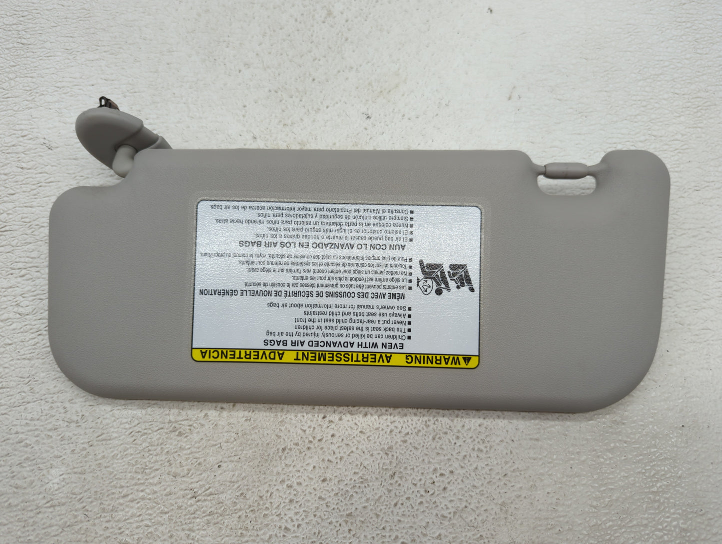 2009-2014 Toyota Matrix Sun Visor Shade Replacement Passenger Right Mirror Fits Fits 2009 2010 2011 2012 2013 2014 OEM Used 