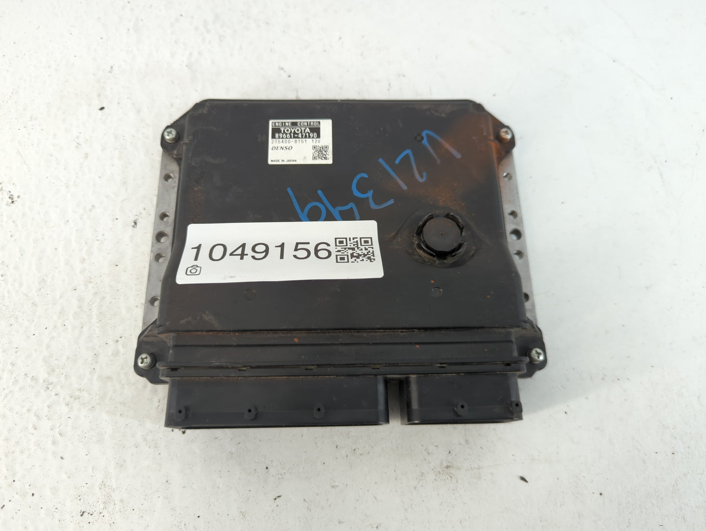 2012-2013 Toyota Prius PCM Engine Control Computer ECU ECM PCU OEM P/N:89661-47190 Fits Fits 2012 2013 OEM Used Auto Parts -