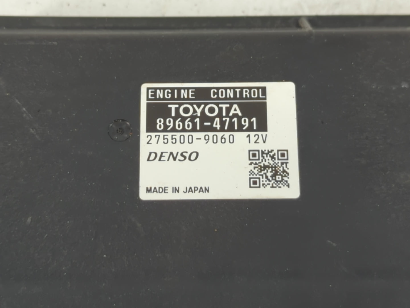 2012-2013 Toyota Prius PCM Engine Control Computer ECU ECM PCU OEM P/N:89661-47191 Fits Fits 2012 2013 OEM Used Auto Parts -