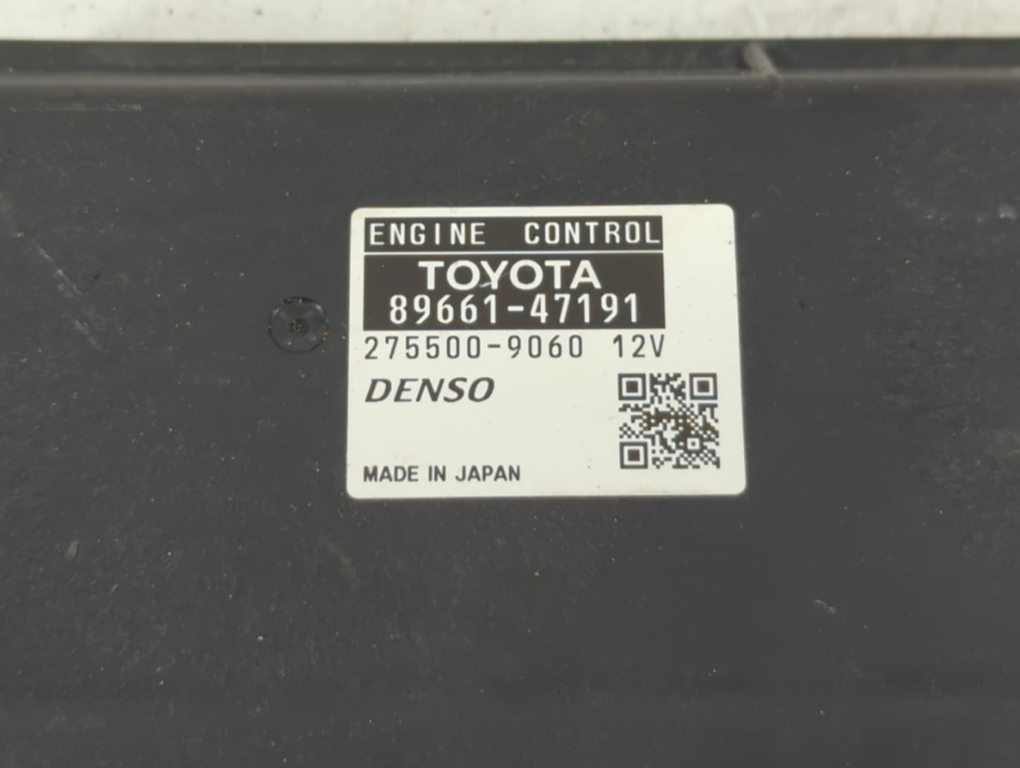 2012-2013 Toyota Prius PCM Engine Control Computer ECU ECM PCU OEM P/N:89661-47191 Fits Fits 2012 2013 OEM Used Auto Parts -